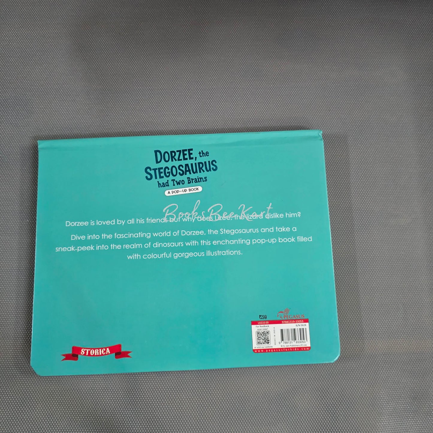 Dorzee the Stegosaurus Popup