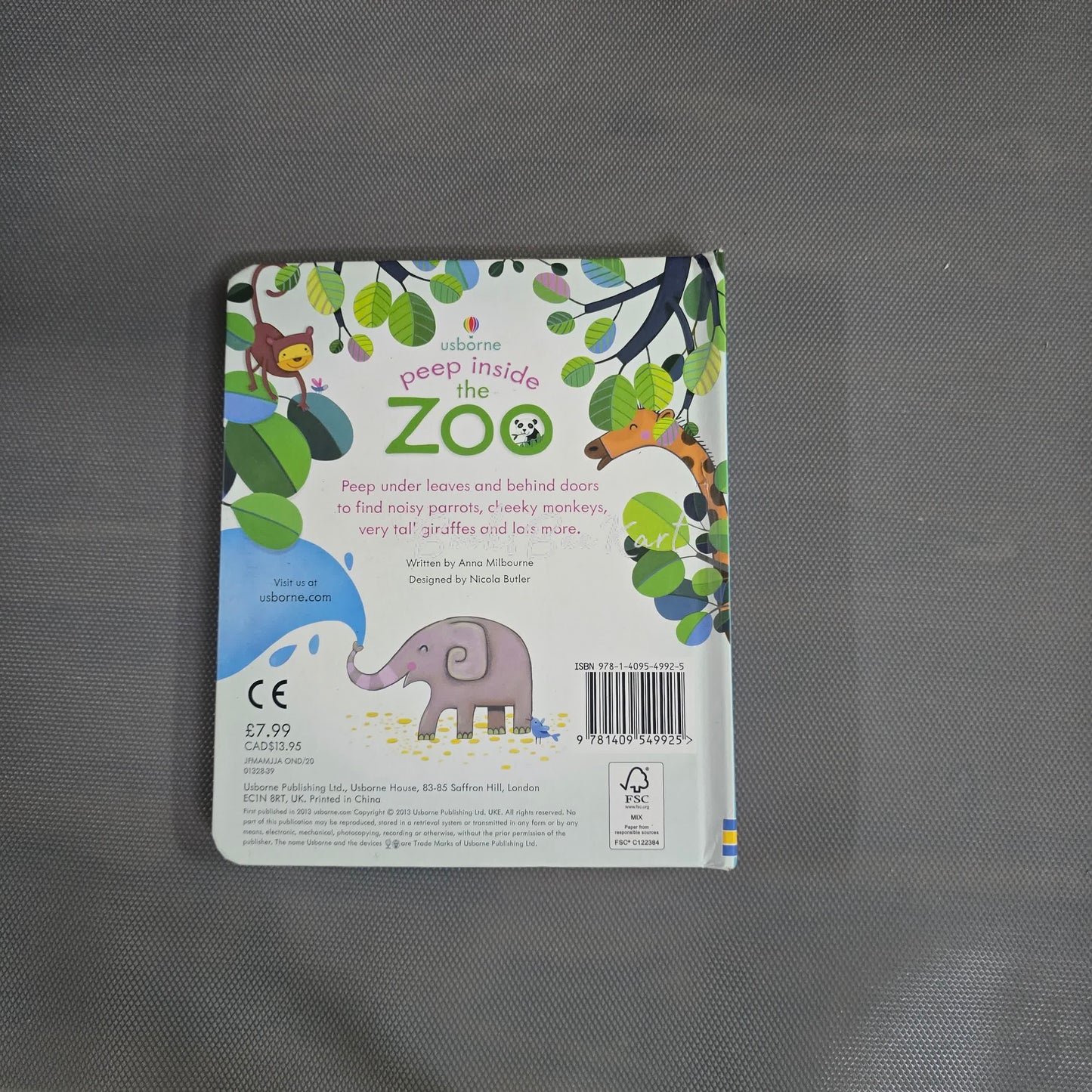 Usborne Peep Inside the Zoo
