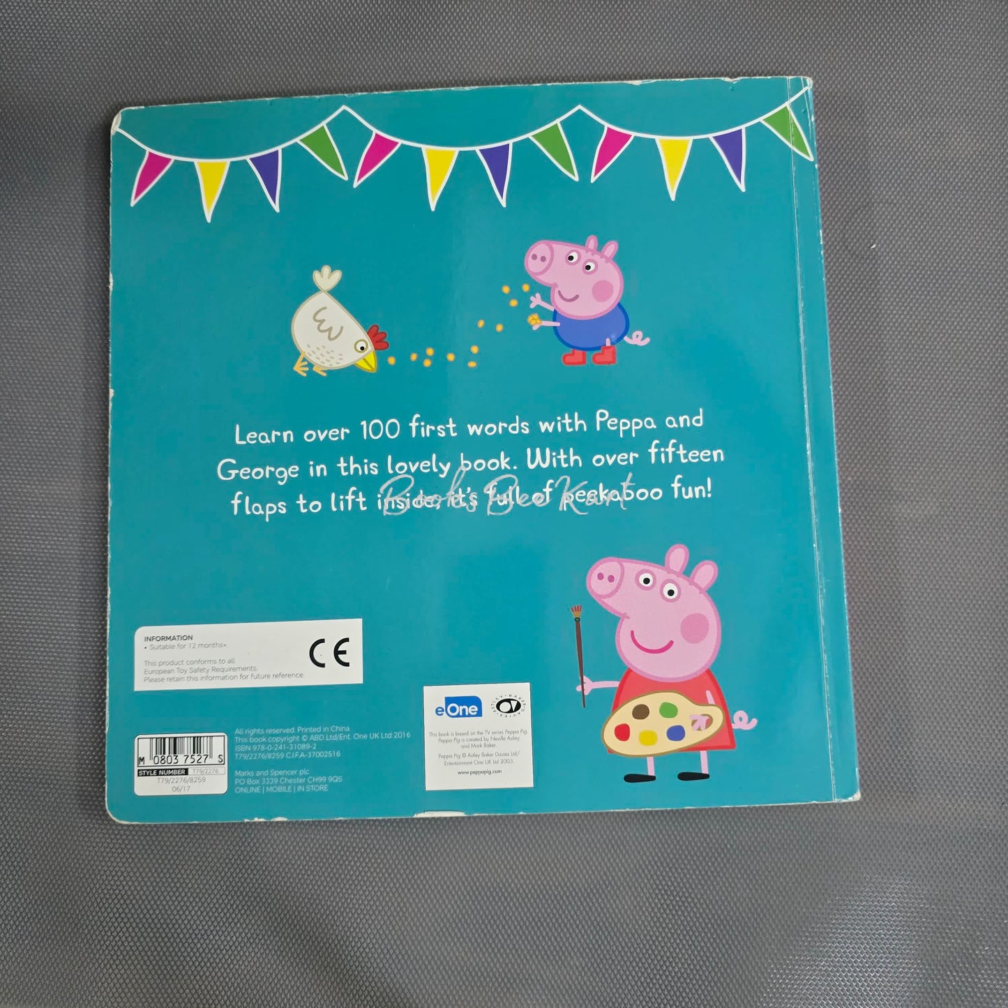 Peppa's First 100 Words Flap book