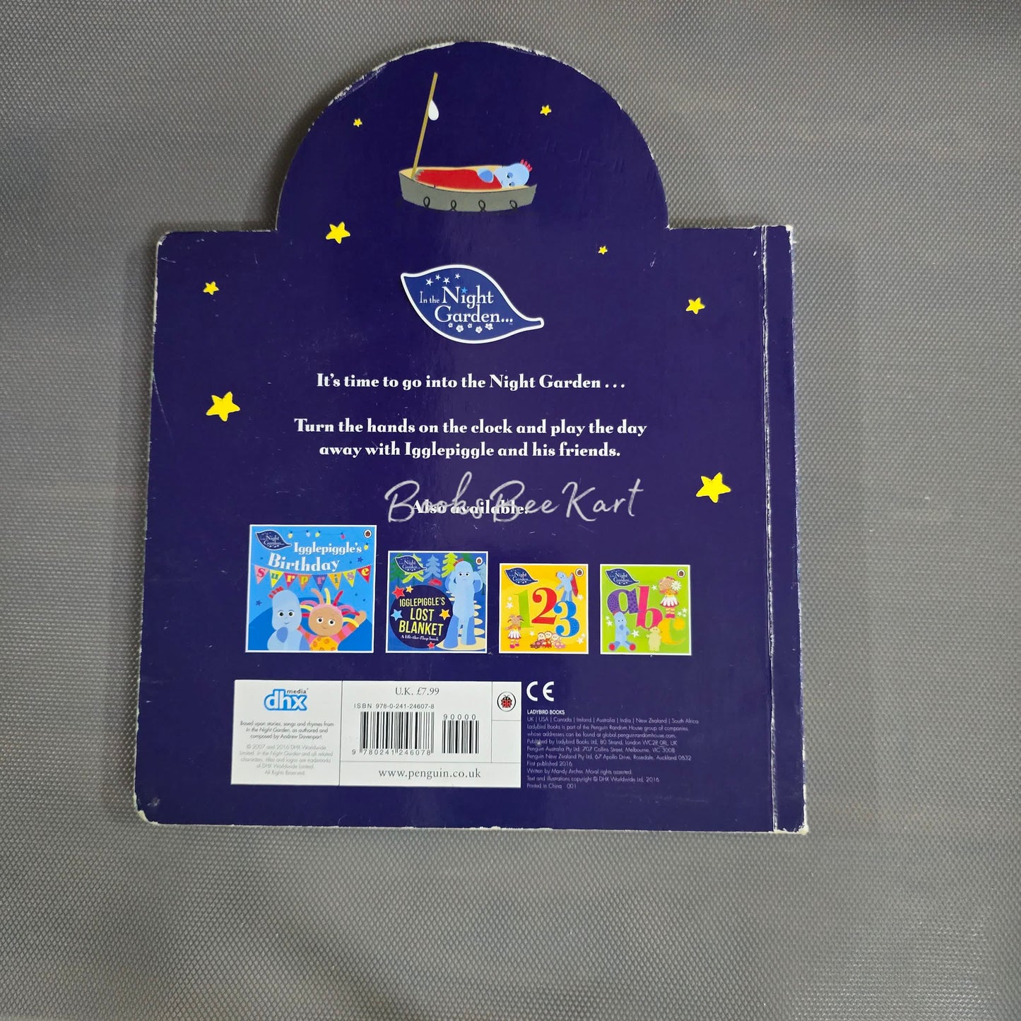 Time for Bed Everybody Clock Book