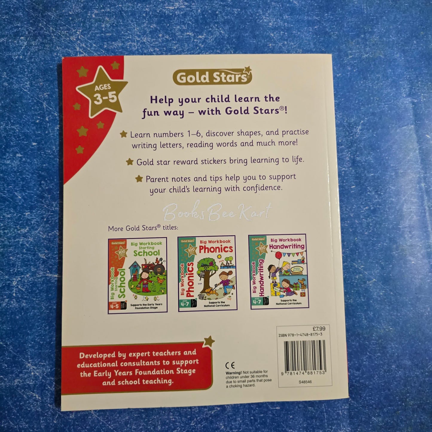 Big workbook ready for school