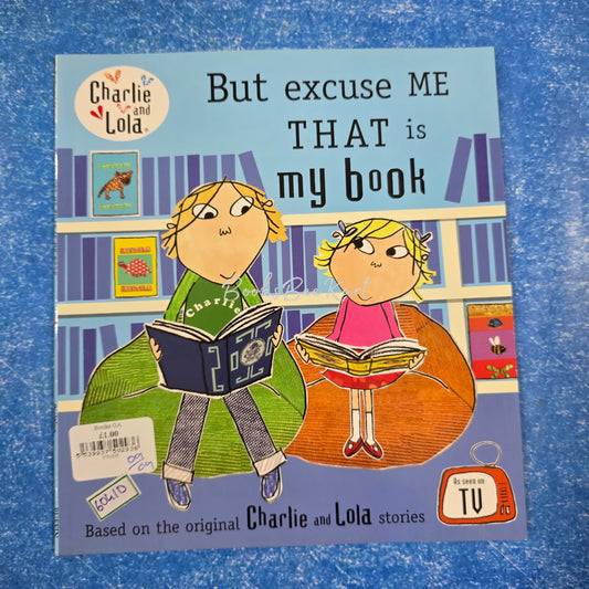 But excuse me that is my book