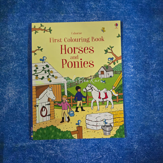 First Colouring Book - Horses and Ponies