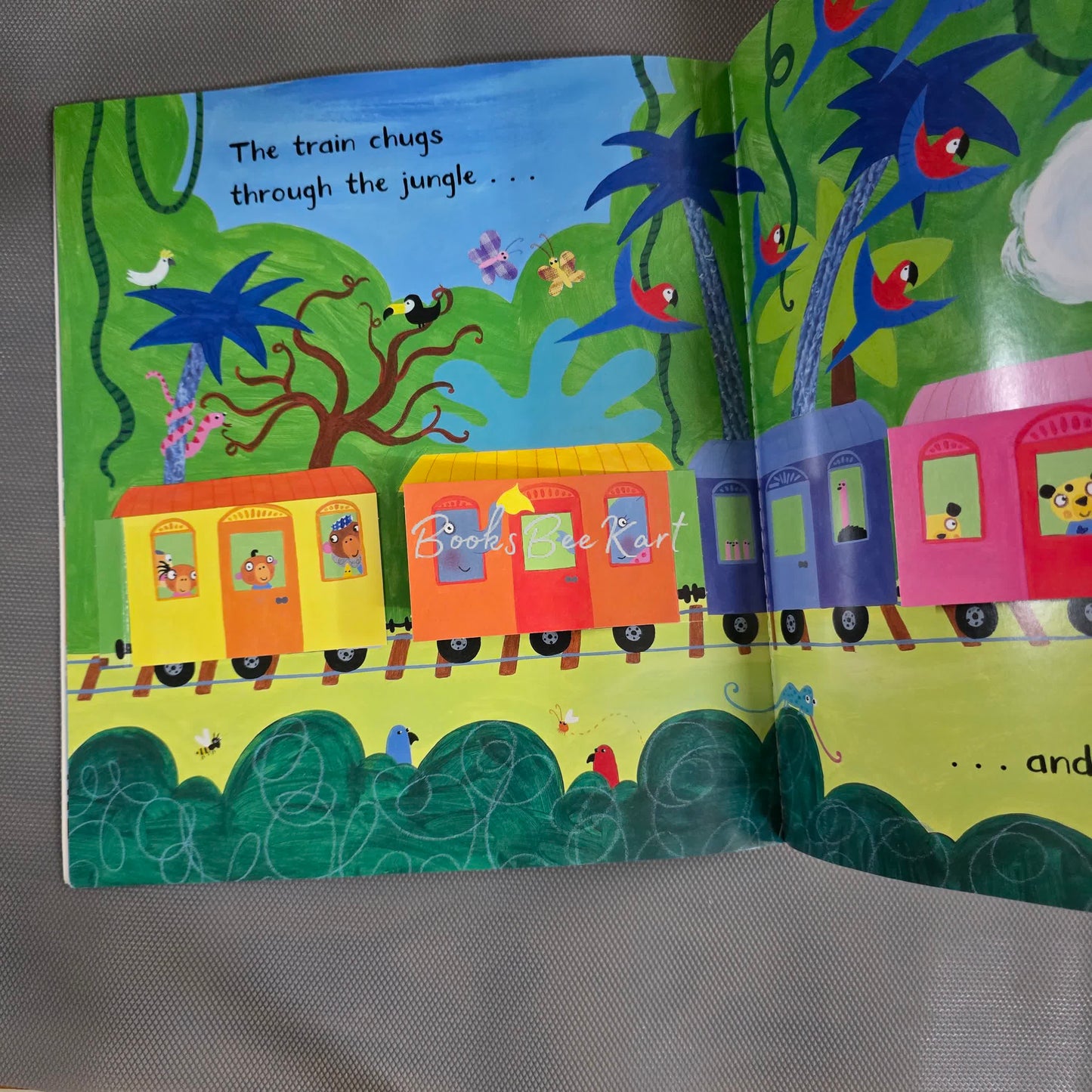 Munga Monkey goes on a train