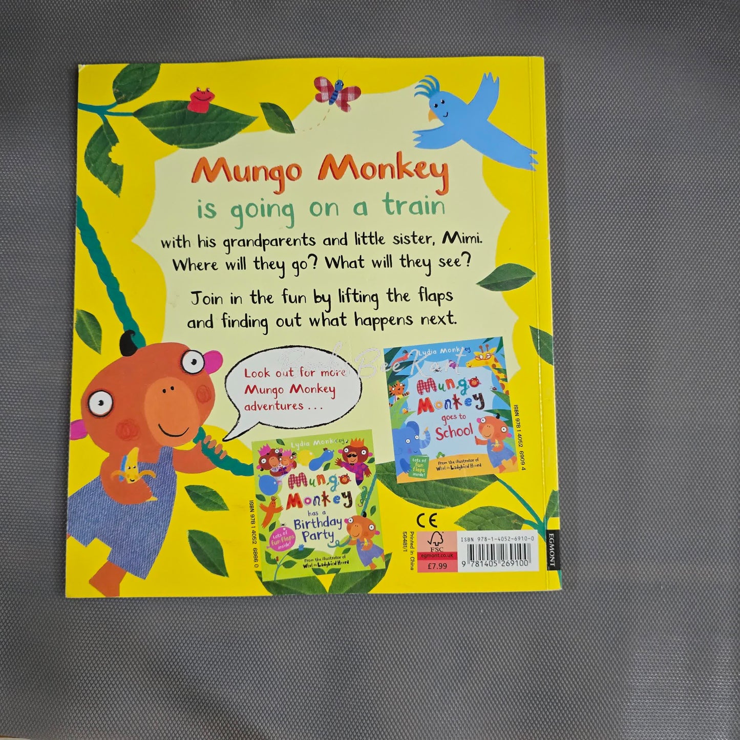 Munga Monkey goes on a train