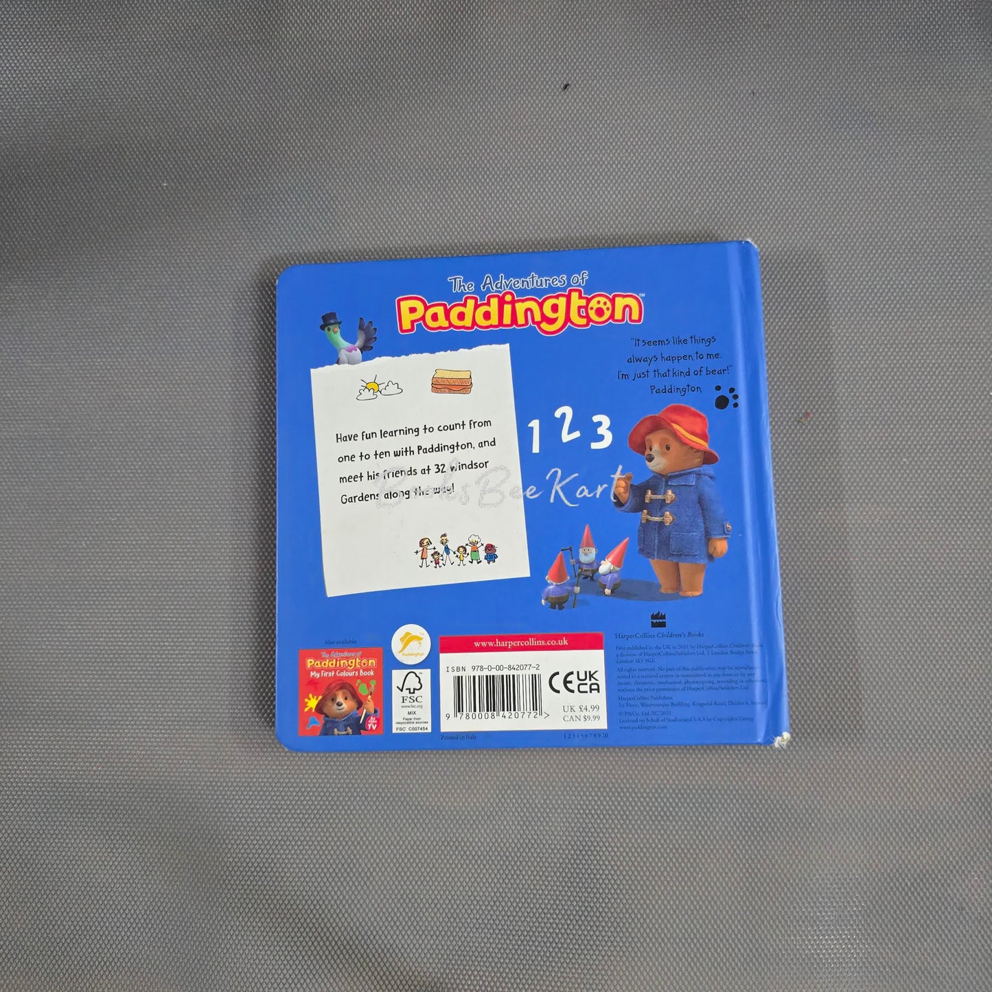 Paddington My First Numbers Book 123
