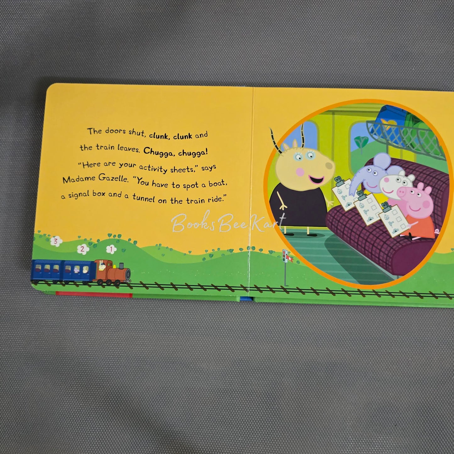 Peppa and the big Train