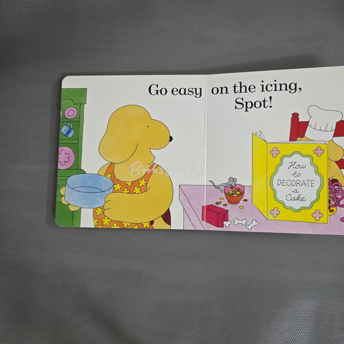 Spot Bakes cake Flap book