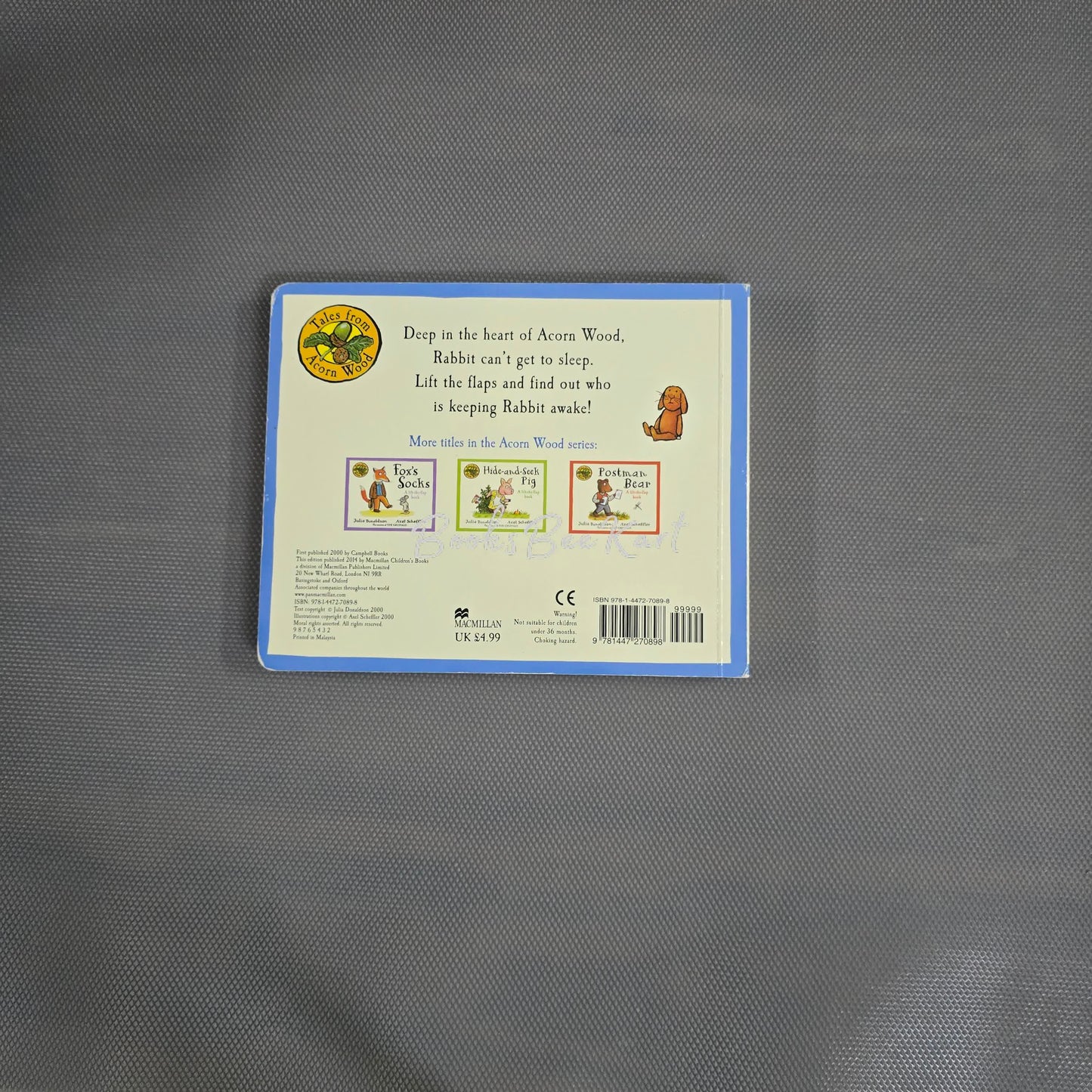 Rabbit's Nap Mini Flap Book