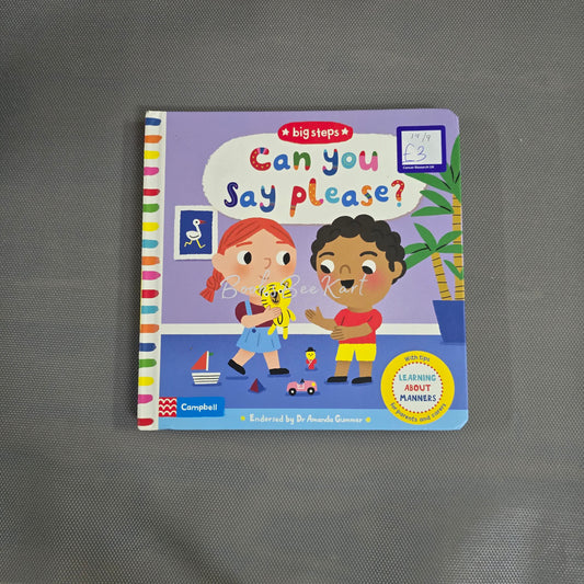 Can you Say Please Flap Book