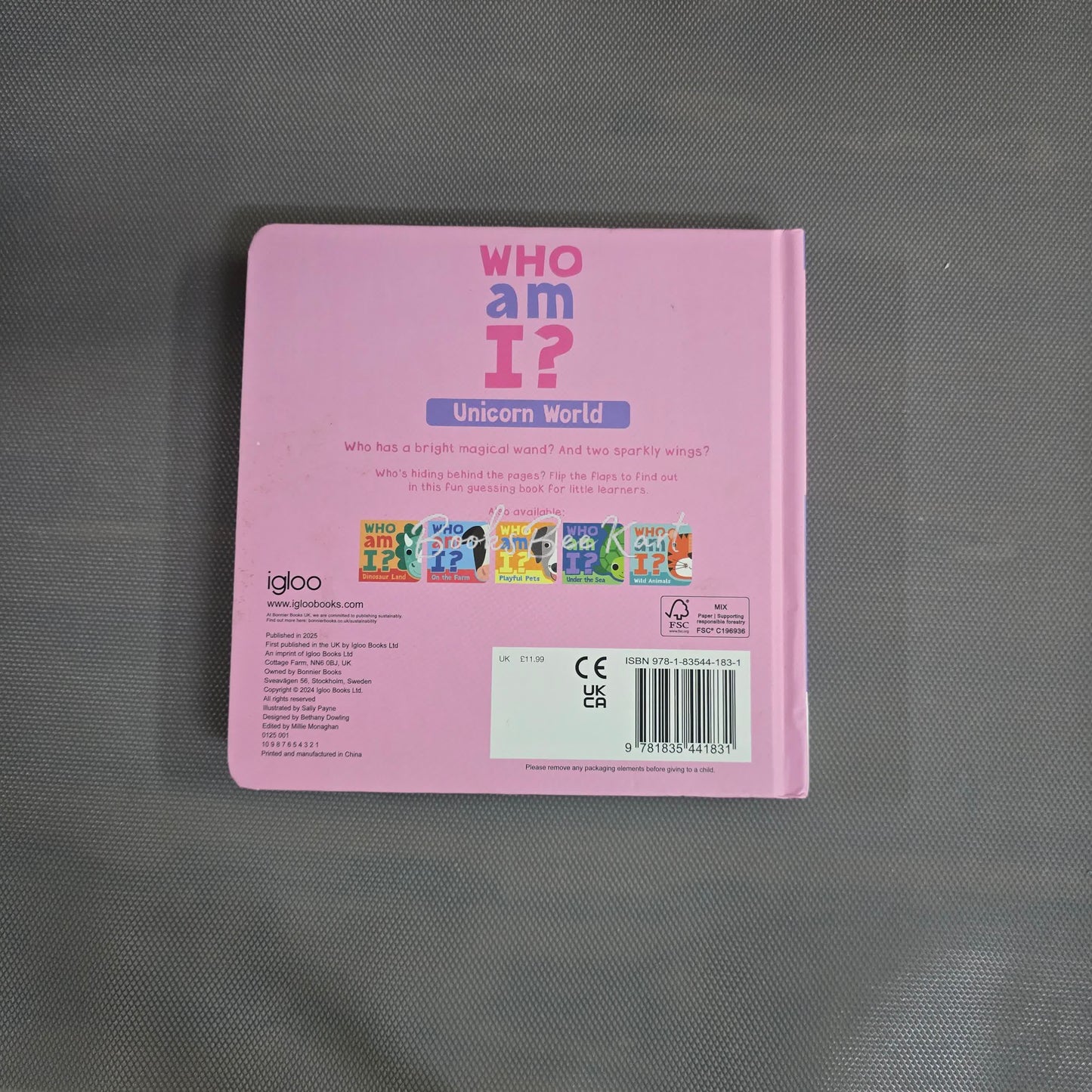Who am I? Unicorn World Flap Book