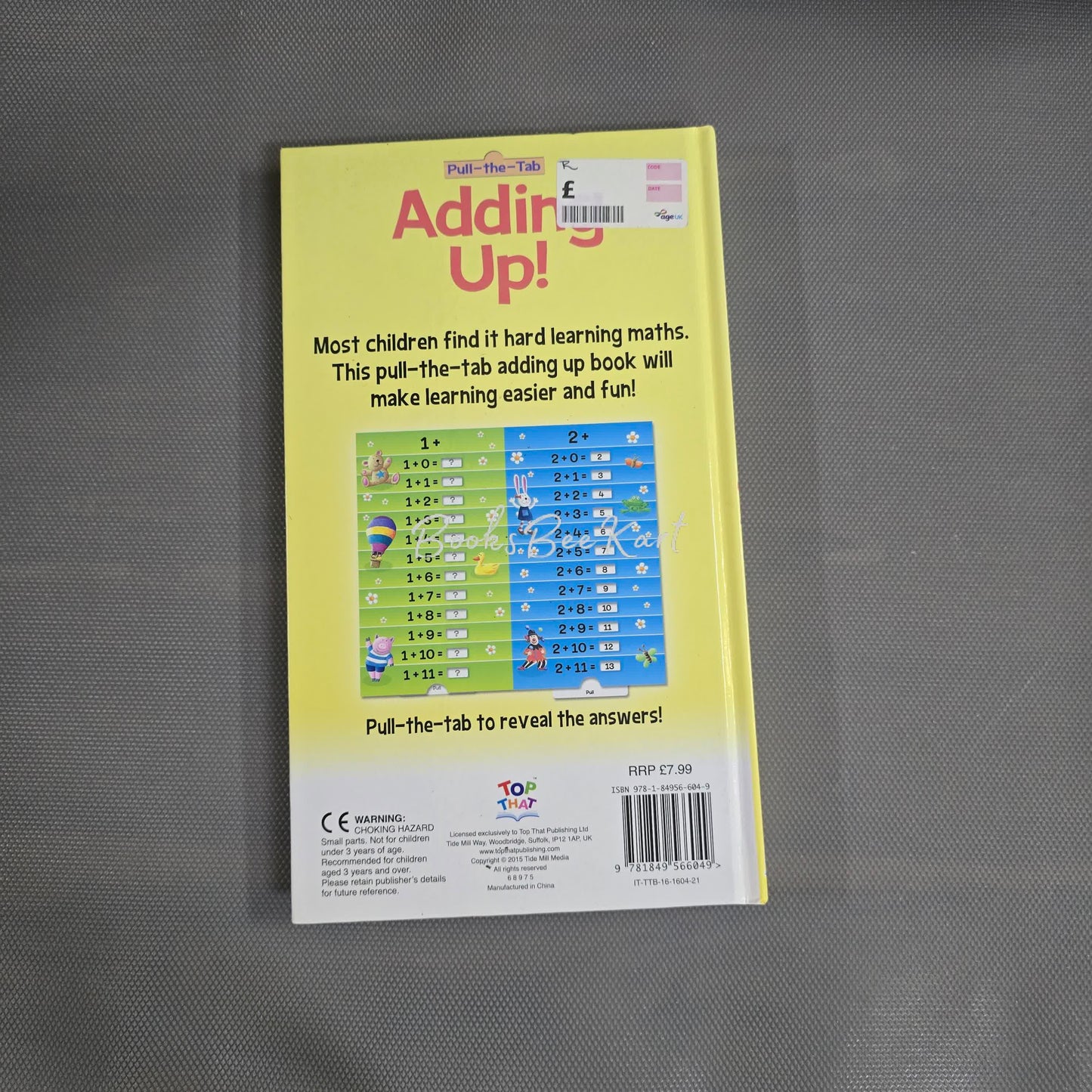 Adding Up Pull the Tab Book