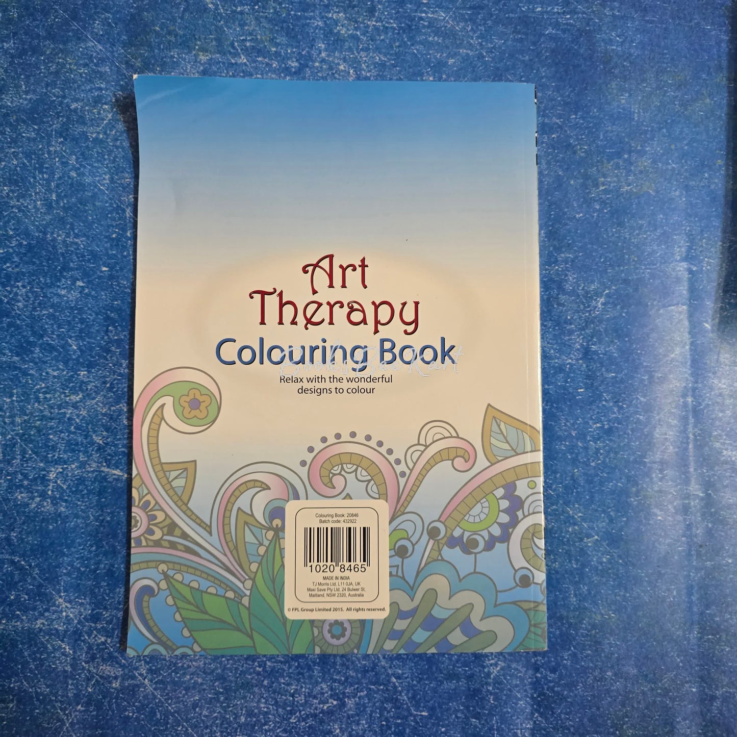 Art Therapy Colouring book