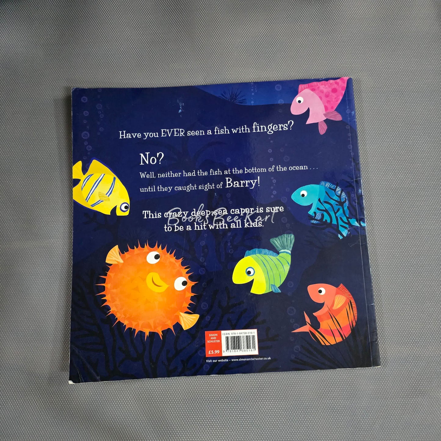Barry the fish with fingers