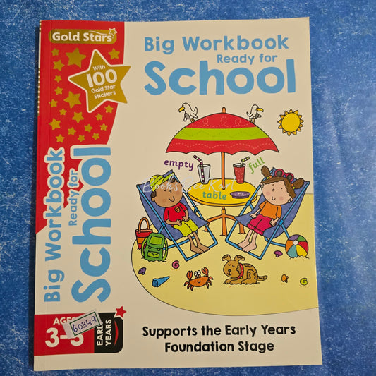 Big workbook ready for school