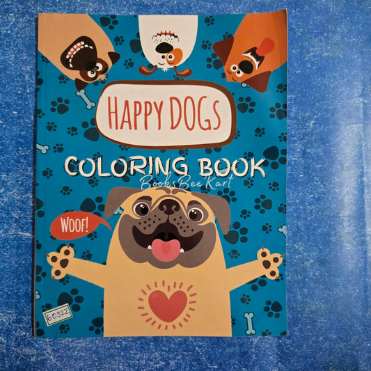 Happy dogs Colouring Book