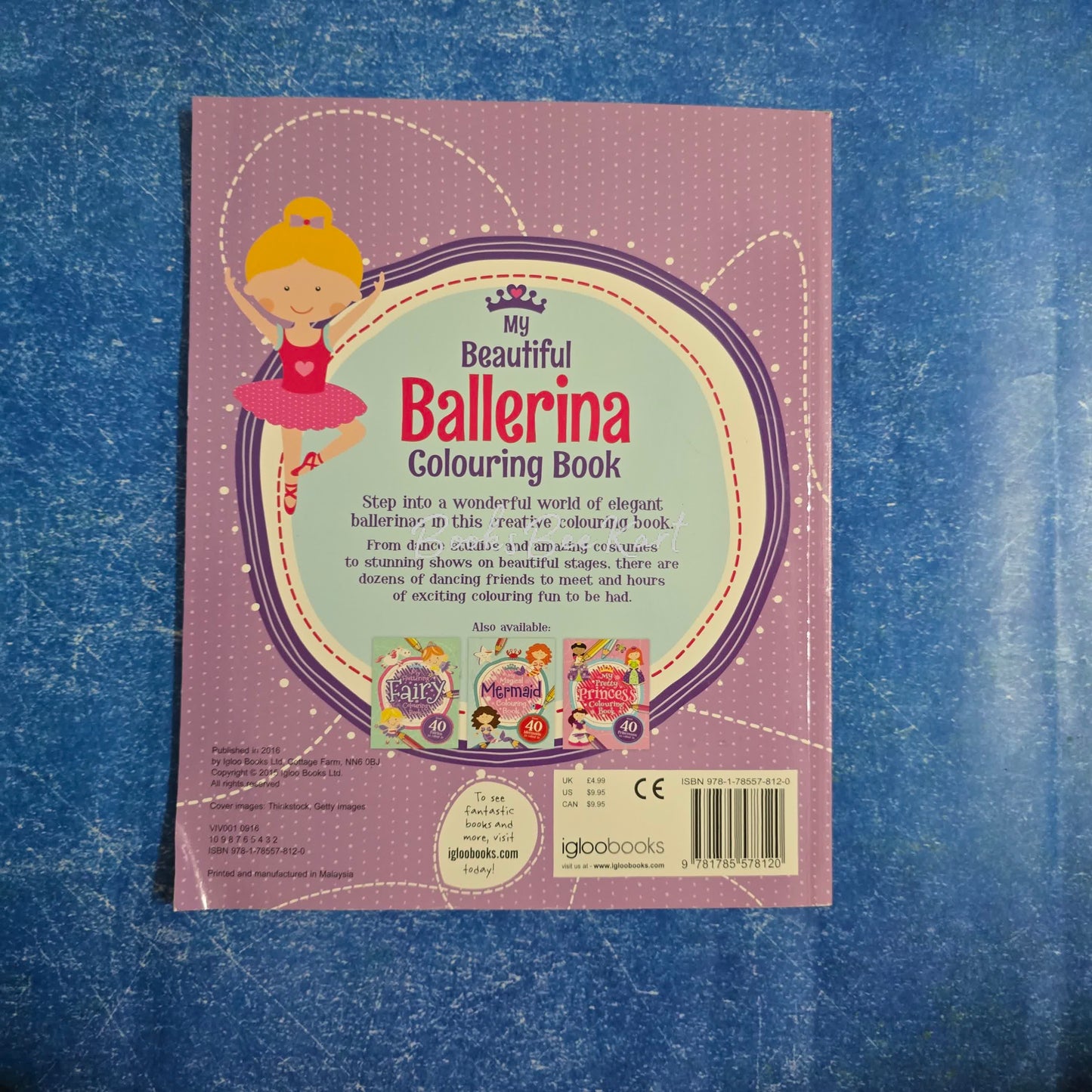 My beautiful Balleria Colouring book