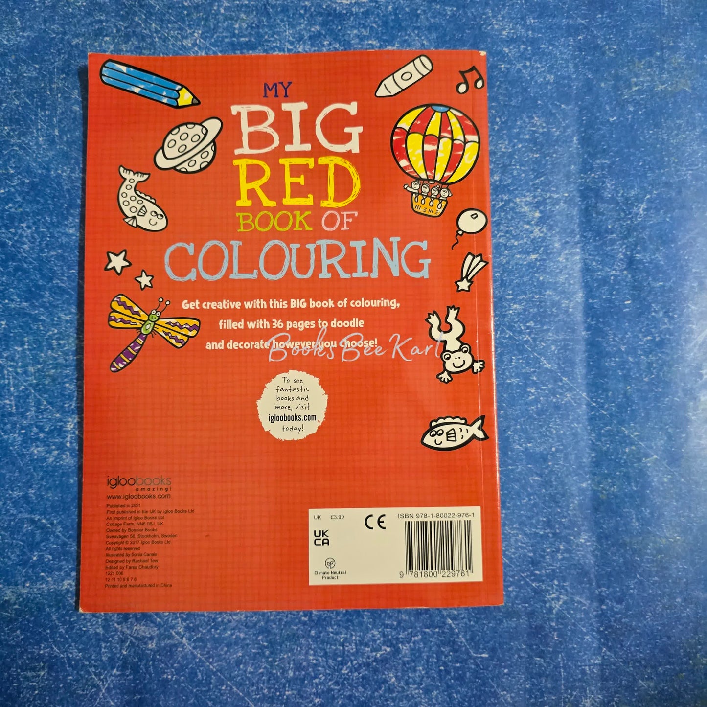 My big Red book of colouring