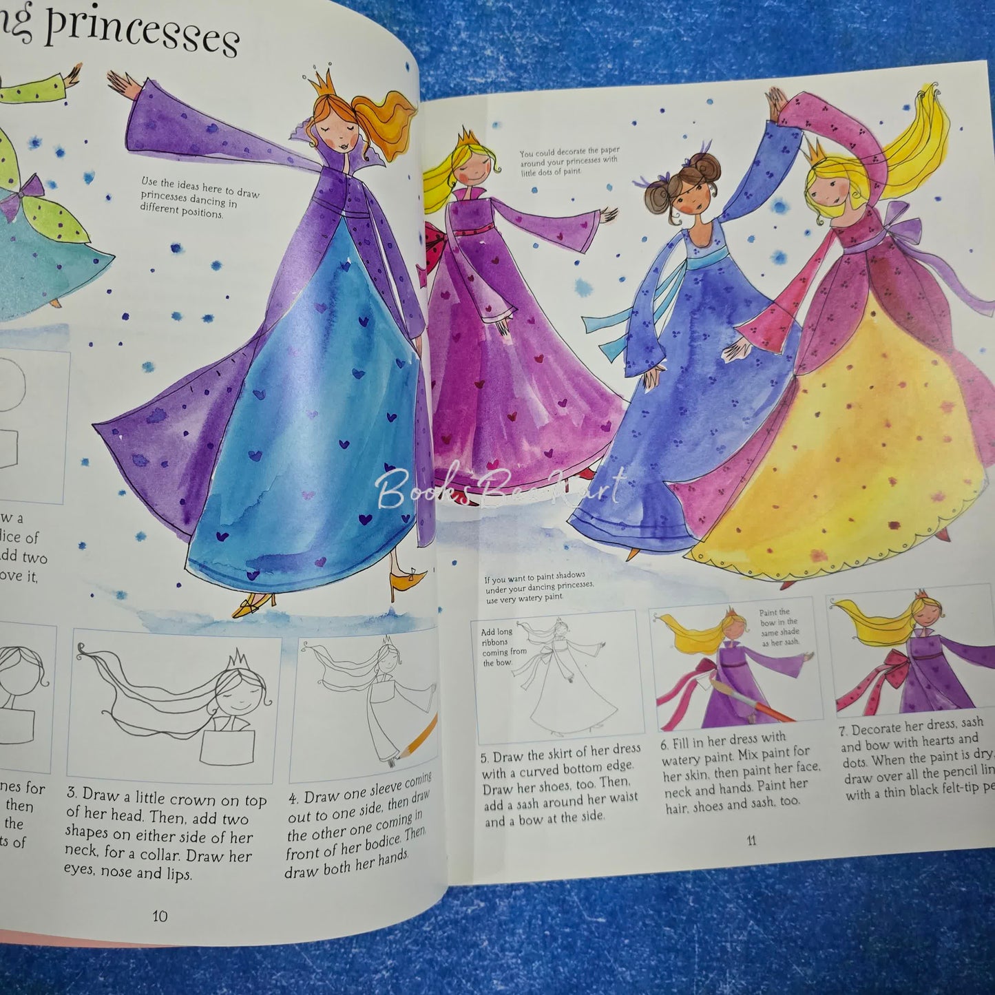 How to draw princess and ballerina